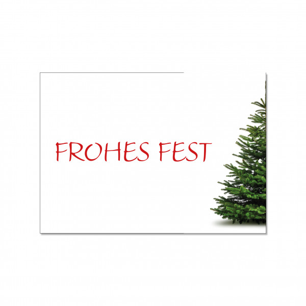 Postkarte quer, FROHES FEST