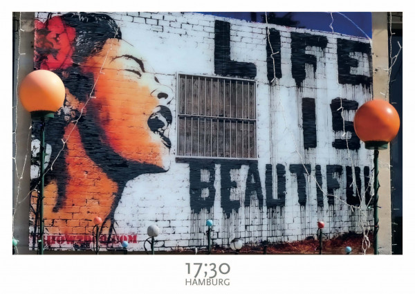 Poster A3 (29,7 x 42cm), LIFE IS BEAUTIFUL